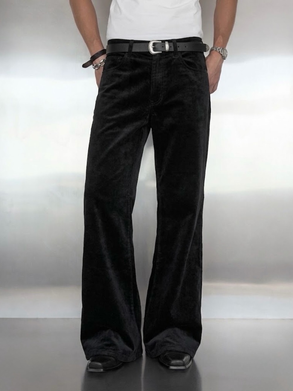 Lad Musician Velvet Denim Jeans